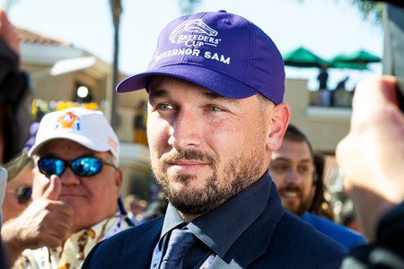 Alex Bregman at the 2024 Breeders' Cup at Del Mar