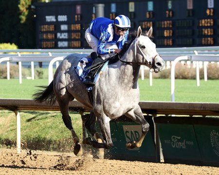 Muhimma wins an allowance optional claiming race at Churchill Downs