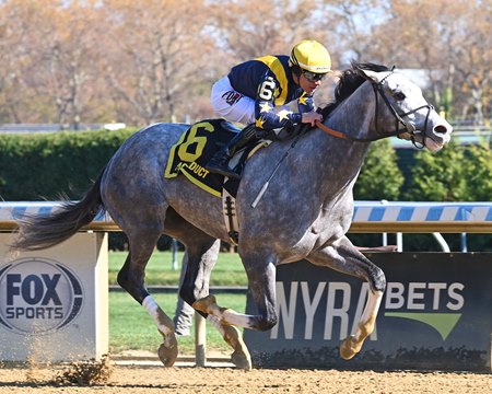 Tux breaks his maiden at Aqueduct Racetrack