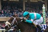 Moira and Flavien Prat win the Filly &amp; Mare Turf (G1T) at Del Mar Racetrack in Del Mar, CA on November 2, 2024.