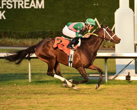 Be Your Best wins the Suwannee River Stakes at Gulfstream Park