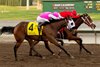 Sunset Grazen wins the 2024 Golden Gate Debutante Stakes at Pleasanton