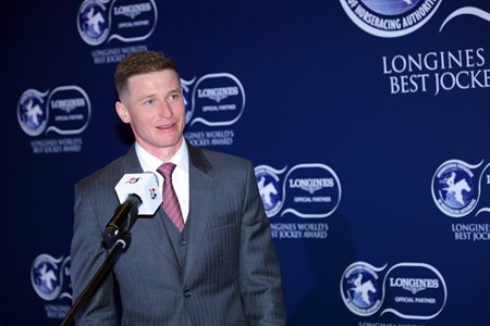 James McDonald speaks at the Dec. 6 Longines Gala Dinner 