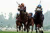 Artislas and jockey Flavien Prat, left, overpower Fomo Joe (Adrian Escobedo), right, to win the $100,000 Eddie Logan Stakes, Sunday, December 29, 2024 at Santa Anita Park, Arcadia CA.
&#169; BENOIT PHOTO