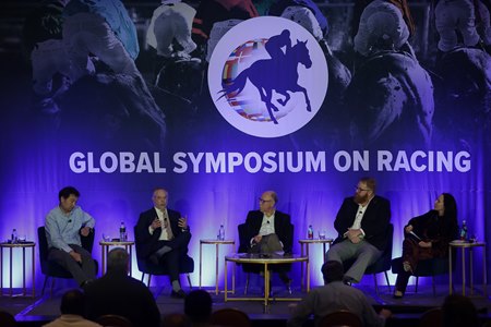 A panel discussion during the 2024 Global Symposium on Racing
