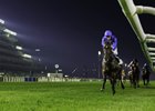 Measured Time wins the 2024 Al Rashidiya Stakes at Meydan Racecourse