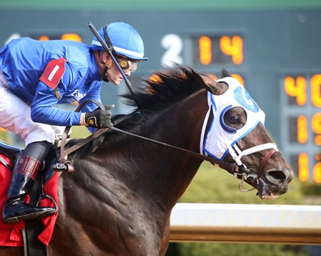 Kinetic wins the General MacArthur Overnight Stakes at Oaklawn Park