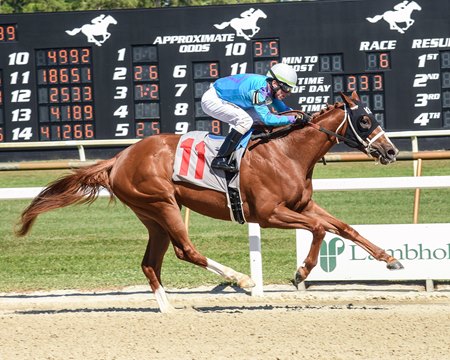 Dream Concert breaking her maiden at Tampa Bay Downs