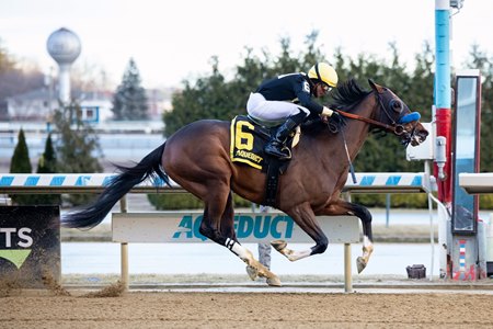 Cyclone State wins the Jerome Stakes at Aqueduct Racetrack