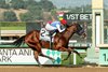 Zedan Racing&#39;s Barnes and jockey Juan Hernandez win the G2 $200,000 San Vicente Stakes Saturday January 4, 2025 at Santa Anita Park, Arcadia, CA.  The 3-year-old son of Into Mischief is named after trainer Bob Baffert’s assistant trainer Jimmy Barnes.
Benoit Photo