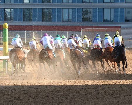 Racing at Oaklawn Park