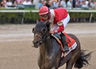 Burnham Square wins the 2025 Holy Bull Stakes at Gulfstream Park