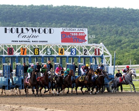 Racing at Penn National