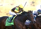Quietside wins the 2025 Honeybee Stakes at Oaklawn Park