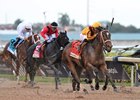 Eclatant wins the 2025 Forward Gal Stakes at Gulfstream Park
