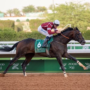 Golden Vekoma prevails in the Saudi Derby at King Abdulaziz Racecourse