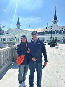 Kerry and Alan Ribble at Churchill Downs