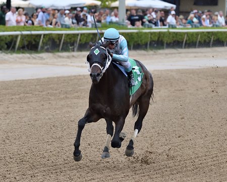 Super Chow wins the Gulfstream Park Sprint Stakes at Gulfstream Park