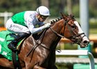 Will Then and jockey Umberto Rispoli win the $100,000 China Doll Stakes, Sunday, March 23, 2025 at Santa Anita Park, Arcadia CA.
&#169; BENOIT PHOTO