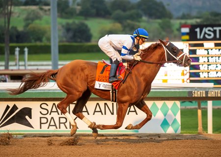 Locked wins the Santa Anita Handicap at Santa Anita Park