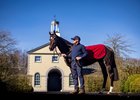 Aidan O’Brien and Expanded.
Ballydoyle.
Photo: Patrick McCann/Racing Post
24.03.2025