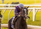 3/22/2025  -  Tiztastic with Joel Rosario aboard wins the 112th running of the $1,000,000  Grade II Louisiana Derby at Fair Grounds.  Hodges Photography / Paula Tindall