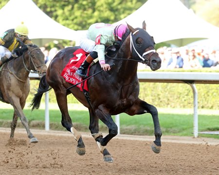 Bishops Bay wins the American Pharoah Stakes at Oaklawn Park