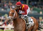 The Michael McCarthy-trained Journalism and jockey Umberto Rispoli win the Grade II $300,000 DK Horse San Felipe Stakes Saturday, March 1, 2025 at Santa Anita Park, Arcadia, CA.
Benoit Photo