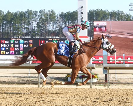 American Promise wins the Virginia Derby at Colonial Downs