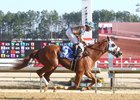 American Promise wins the 2025 Virginia Derby at Colonial Downs