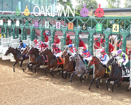 Racing at Oaklawn Park