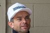 Jockey Umberto Rispoli in the barn of trainer Mike McCarthy before Saturday’s 151st running of the Kentucky Derby at Churchill Downs Wednesday April. 30, 2025 in Louisville, Kentucky   Photo by Skip Dickstein