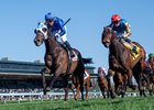 Think Big and Ben Curtis win the G2 Shakertown Stakes, Keeneland Racetrack, Lexington, KY, April 8, 2025, Javier Molina-Mathea Kelley-Bloodhorse