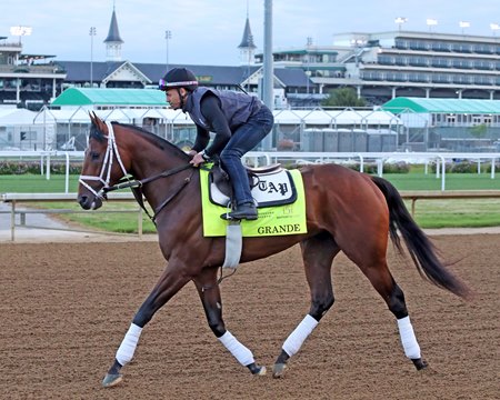 Repole Stable's Grande is entered in the Kentucky Derby at Churchill Downs