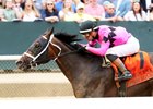 Instant Replay wins the 2025 Bathhouse Row Stakes at Oaklawn Park