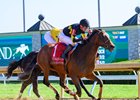 Positano Sunset with Julien Leparoux wins the Madison (G1) at Keeneland in Lexington, Ky. on April 8, 2025
