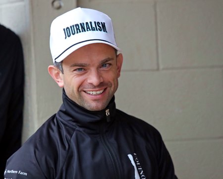 Jockey Umberto Rispoli at Churchill Downs