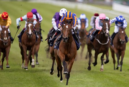 Lake Victoria wins the Irish One Thousand Guineas at Newmarket