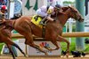 Raging Sea with Flavian Prat wins the Fasig-Tipton La Troienne (G1) at Churchill Downs on May 2, 2025.