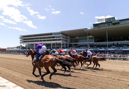 Racing at Monmouth Park