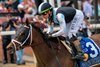 Candied and Irad Ortiz Win Race 8, the Allaire Dupont Distaff Stakes, Pimlico Racecourse, Baltimore, MD May 16, 2025, Mathea Kelley/Bloodhorse 