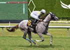 Lennilu wins the 2025 Royal Palm Juvenile Fillies Stakes at Gulfstream Park