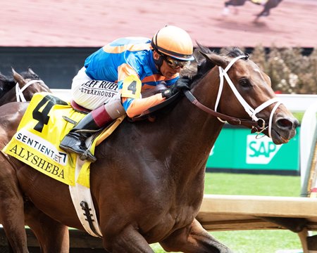 Fierceness wins the Alysheba Stakes at Churchill Downs