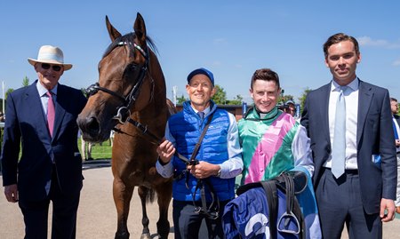 Lead Artist after his Lockinge Stakes win at Newbury
