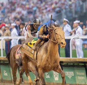 Sovereignty wins the Kentucky Derby at Churchill Downs