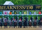 Journalism with Umberto Rispoli wins the Preakness Stakes (G1) at Pimlico Race Course in Baltimore, Md., on May 17, 2025. Trained by Michael McCarthy and owned by Eclipse Thoroughbred Partners, Bridlewood Farm, Don Alberto Stable, LaPenta, Robert V., Elayne Stables 5, Magnier, Mrs. John, Tabor, Michael B. and Smith, Derrick