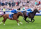 Ruling Court (William Buick) beats Field Of Gold and Shadow of Light  in the 2000 Guineas
Newmarket 3.5.25 Pic: Edward Whitaker