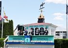 The Woodlawn Vase makes it’s way to the Winners Circle at Pimlico in prepartion for the 150th Preakness Stakes Day at Pimlico Racecourse on Saturday May 17, 2025. Photo By Bill Denver/MJC