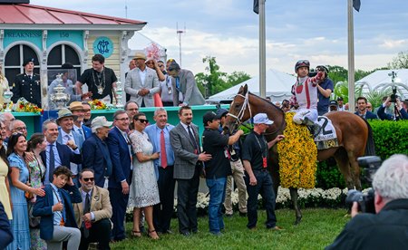 Journalism would enter the Belmont Stakes off a victory in the Preakness Stakes at Pimlico Race Course