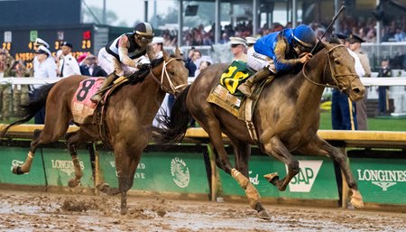 Sovereignty defeats Journalism in the Kentucky Derby at Churchill Downs